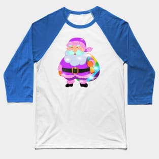 LGBT Santa Spreading Love Over the World Baseball T-Shirt